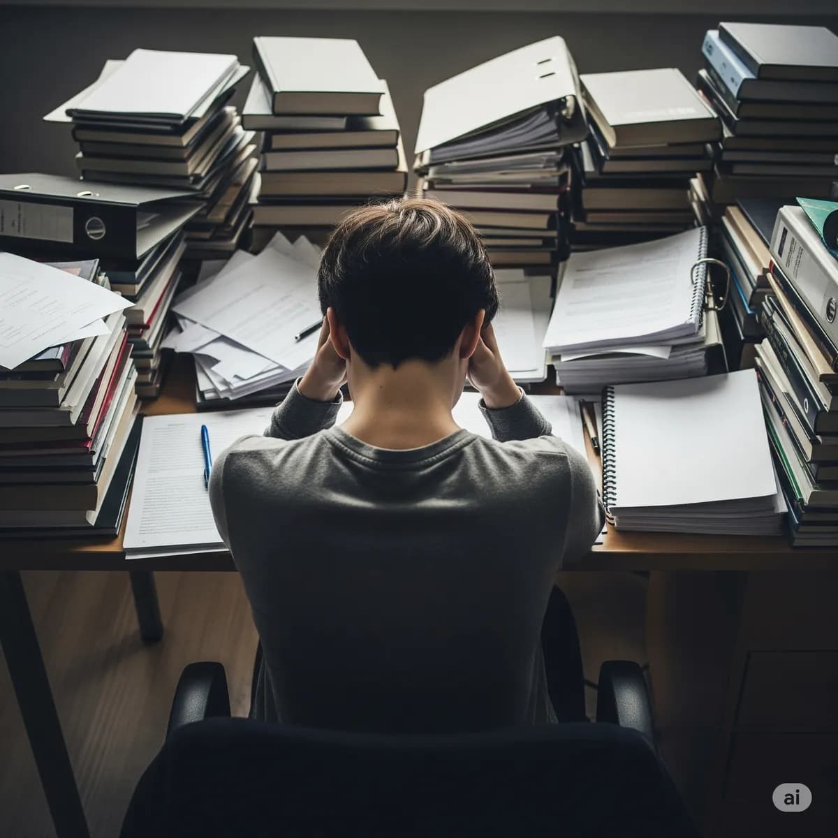 Opositor estudiando con método